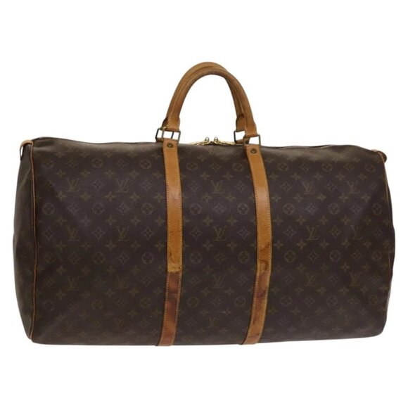 LOUIS VUITTON Monogram Keepall 60 Boston Bag M41422 LV Auth ar13734 - Picture 1 of 16